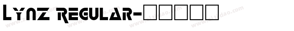 Lynz Regular字体转换